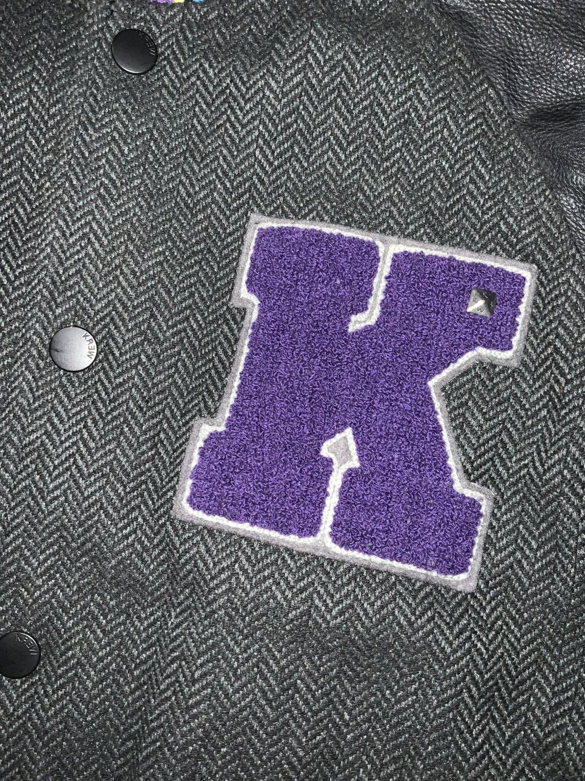 KREW Kr3w Herringbone Skate Terry Kennedy Letterman Jacket Size US S / EU 44-46 / 1 - 5 Thumbnail