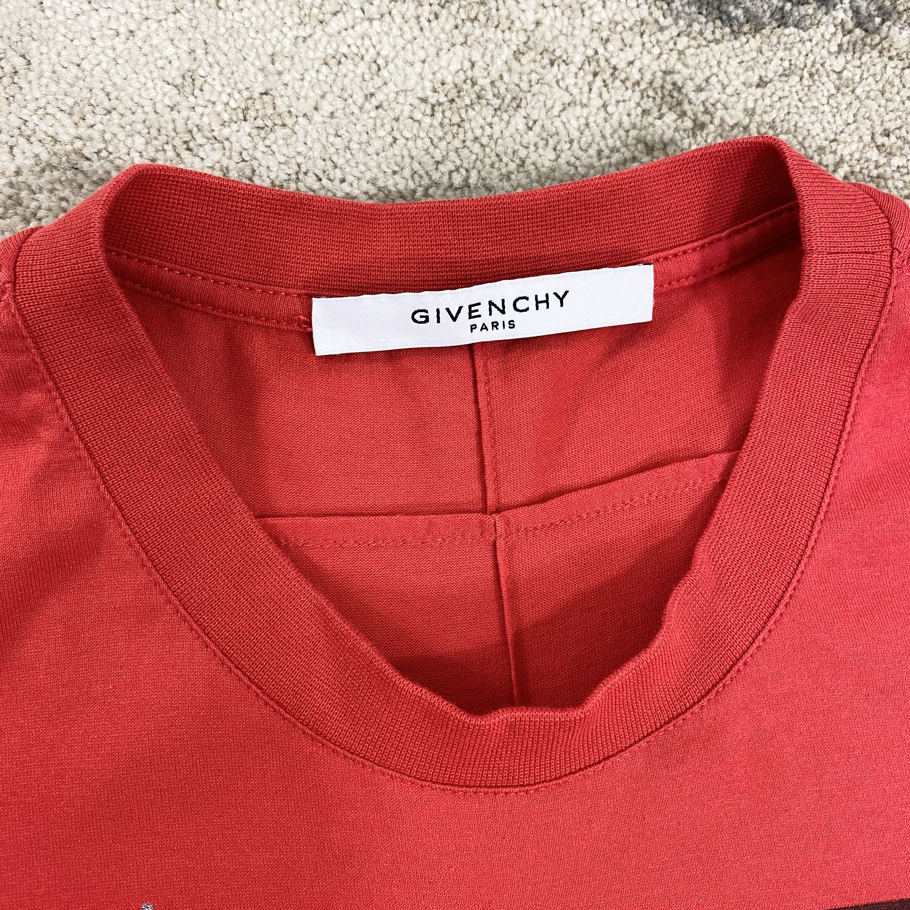 Givenchy Givenchy LA House Graphic T-Shirt In Red RRP £430 Size US S / EU 44-46 / 1 - 3 Thumbnail