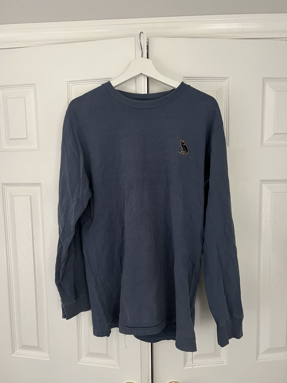 October's Very Own Ovo blue long sleeve shirt Size US L / EU 52-54 / 3 - 1 Thumbnail