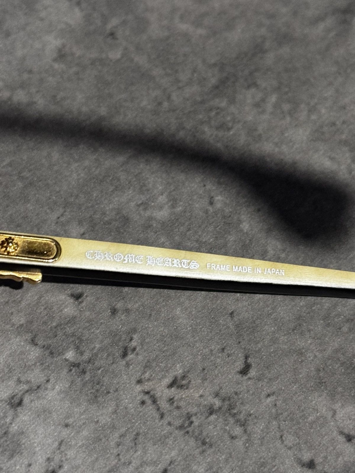 Chrome Hearts chrome hearts gold filled throb dagger sunglasses Size ONE SIZE - 4 Thumbnail