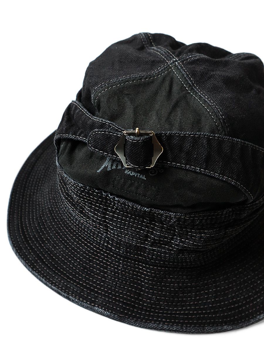 Kapital Kapital 11.5oz Black Denim The Old Man and the Sea HAT Size ONE SIZE - 5 Thumbnail
