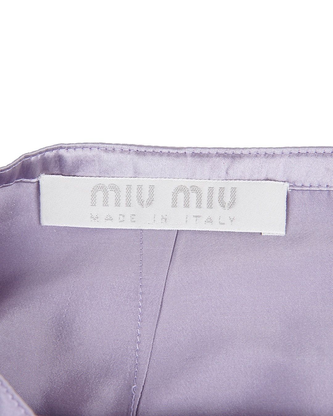Miu Miu Miu Miu S/S1998 Purple Satin Midi Skirt Size 27" / US 4 / IT 40 - 3 Thumbnail