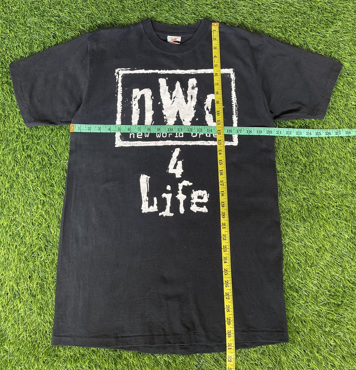 WCW/nWo Vintage’90s🔥New World Order🔥4 Life Wrestling Black Tee Size US L / EU 52-54 / 3 - 7 Thumbnail