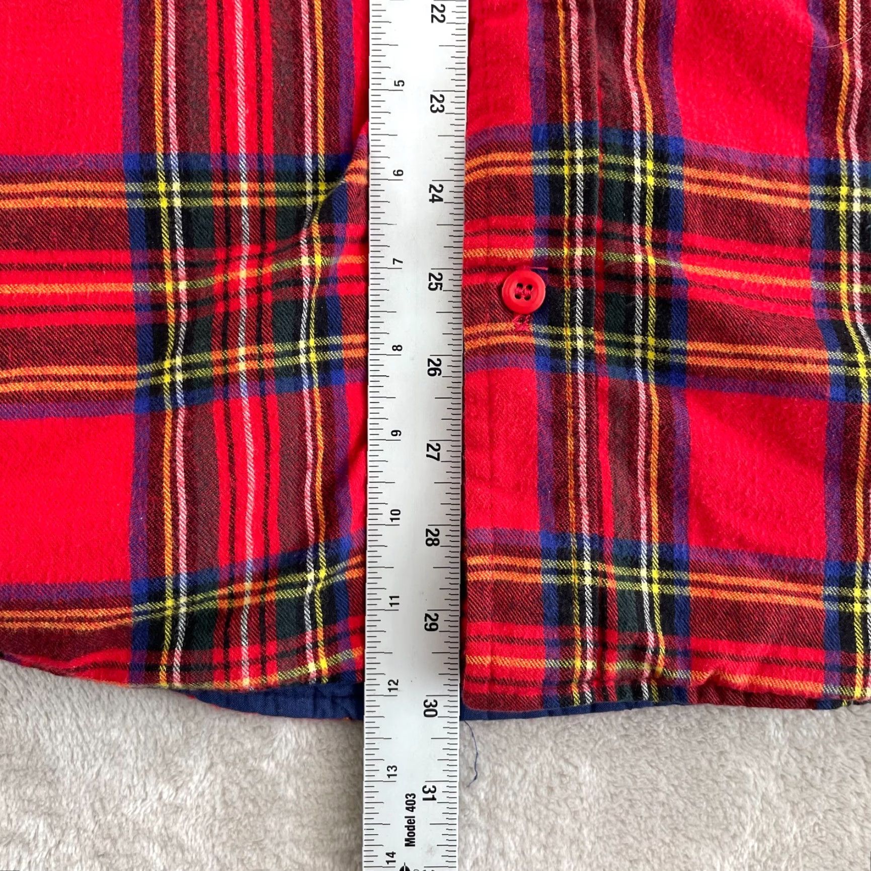 Vintage VINTAGE LL Bean Flannel Shacket Men L Red Plaid USA Made Size US L / EU 52-54 / 3 - 7 Thumbnail