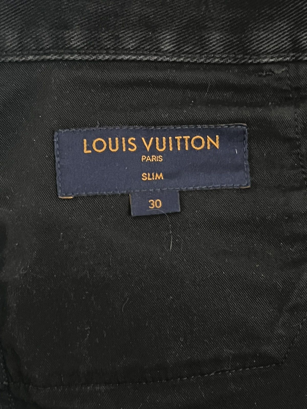 Louis Vuitton Louis Vuitton Black Slim Denim Jeans Size US 30 / EU 46 - 9 Thumbnail