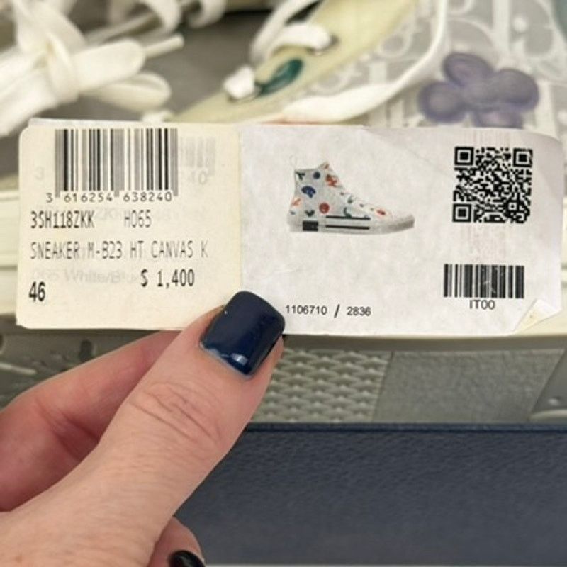 Dior Dior x Kenny Scharf Technical Oblique Patch B23 Sneakers 46 Size US 13 / EU 46 - 14 Thumbnail