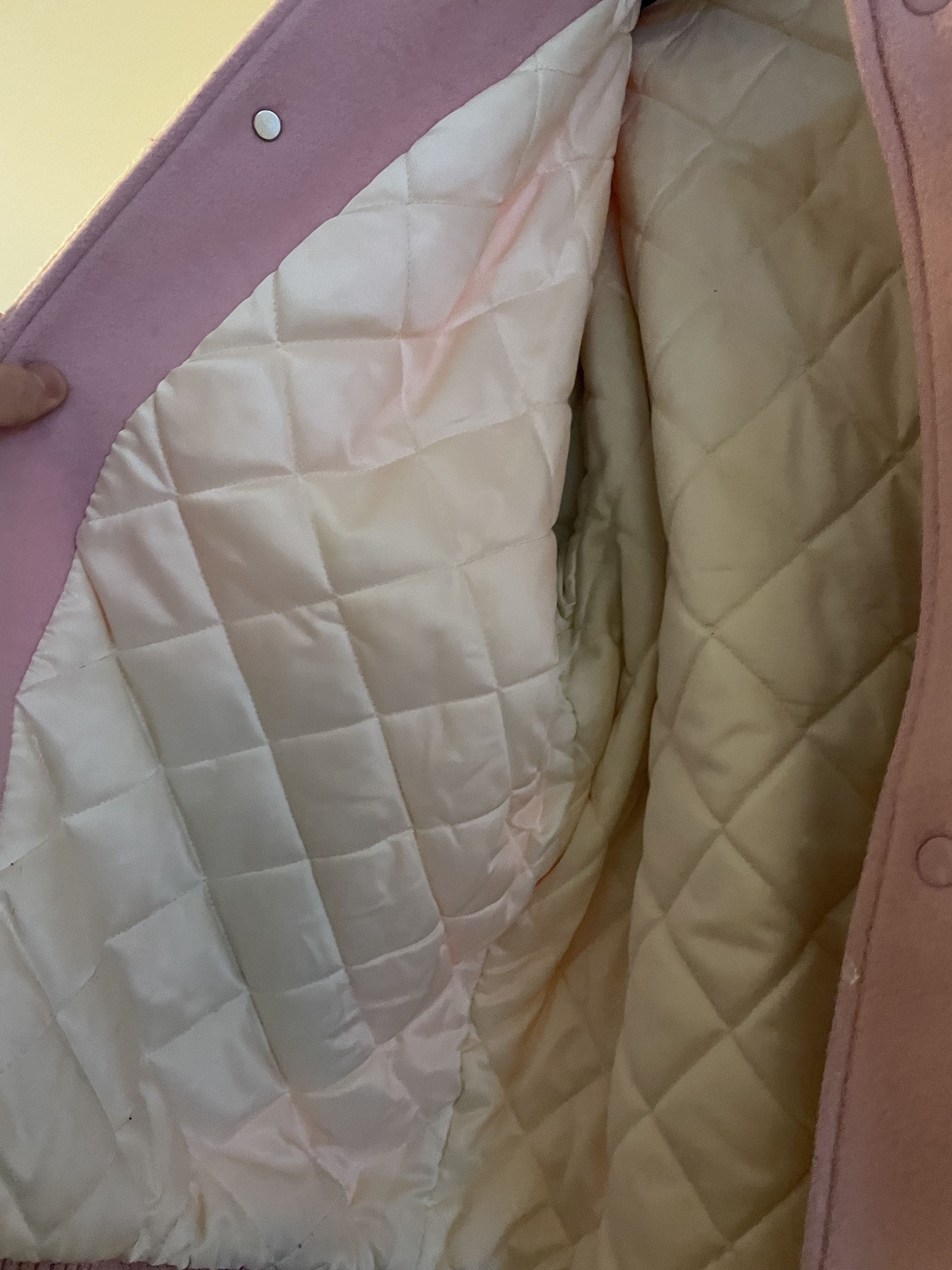 Golf Wang WOOL G LETTERMAN JACKET by GOLF WANG Light Pink / XL Size US XL / EU 56 / 4 - 6 Thumbnail