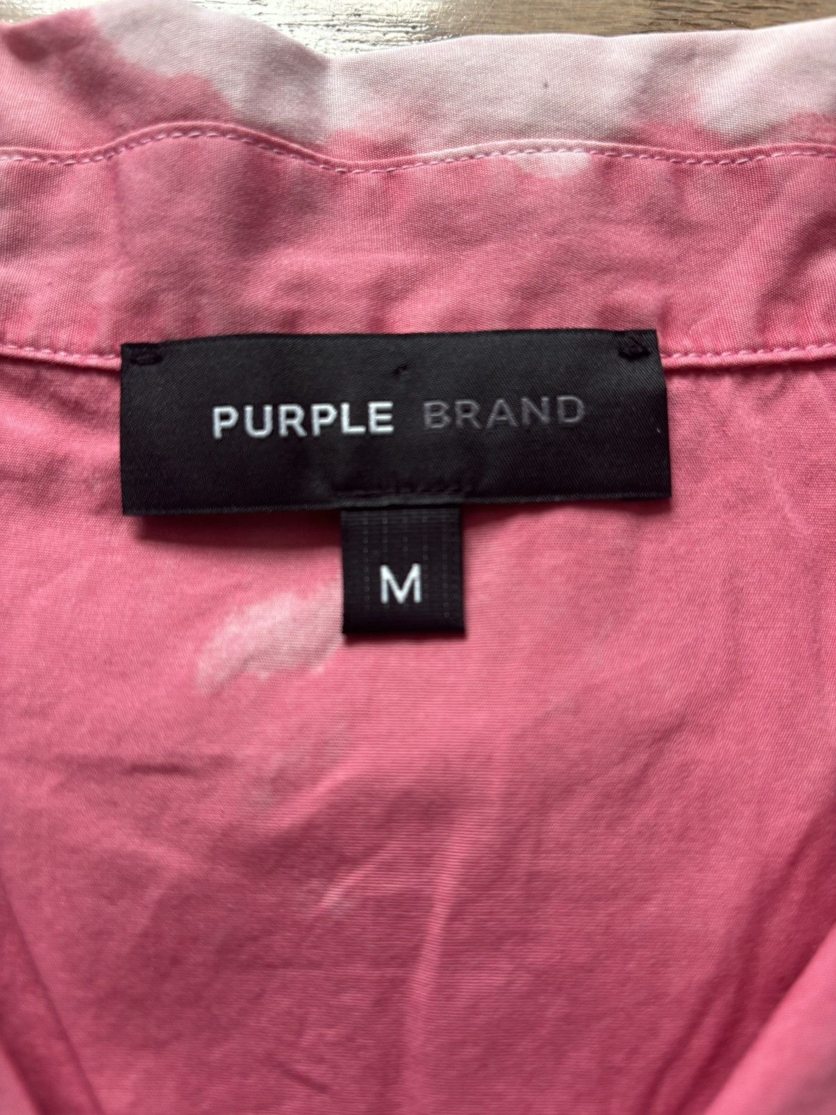 Purple Brand Purple Brand Pink Tie Dye Button Up Shirt Size M Size US M / EU 48-50 / 2 - 5 Thumbnail