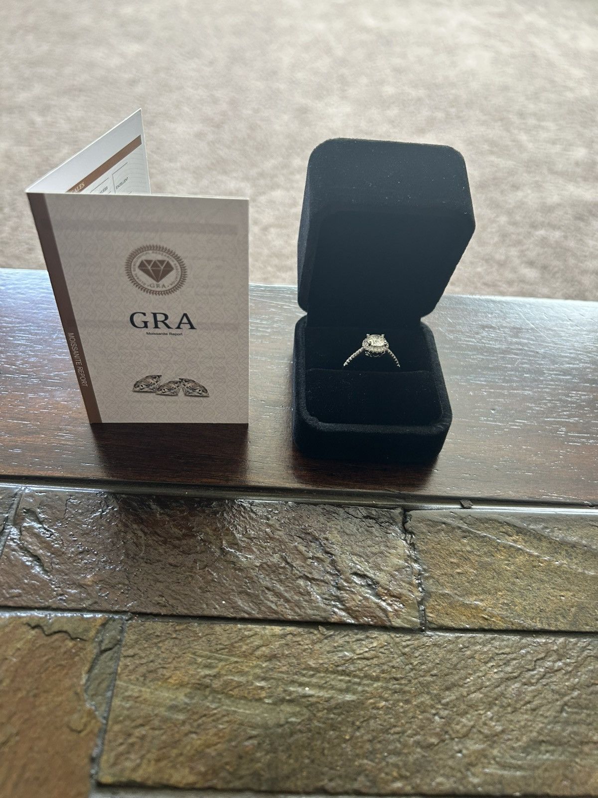 Other 1 ct moissanite ring Size ONE SIZE - 3 Thumbnail