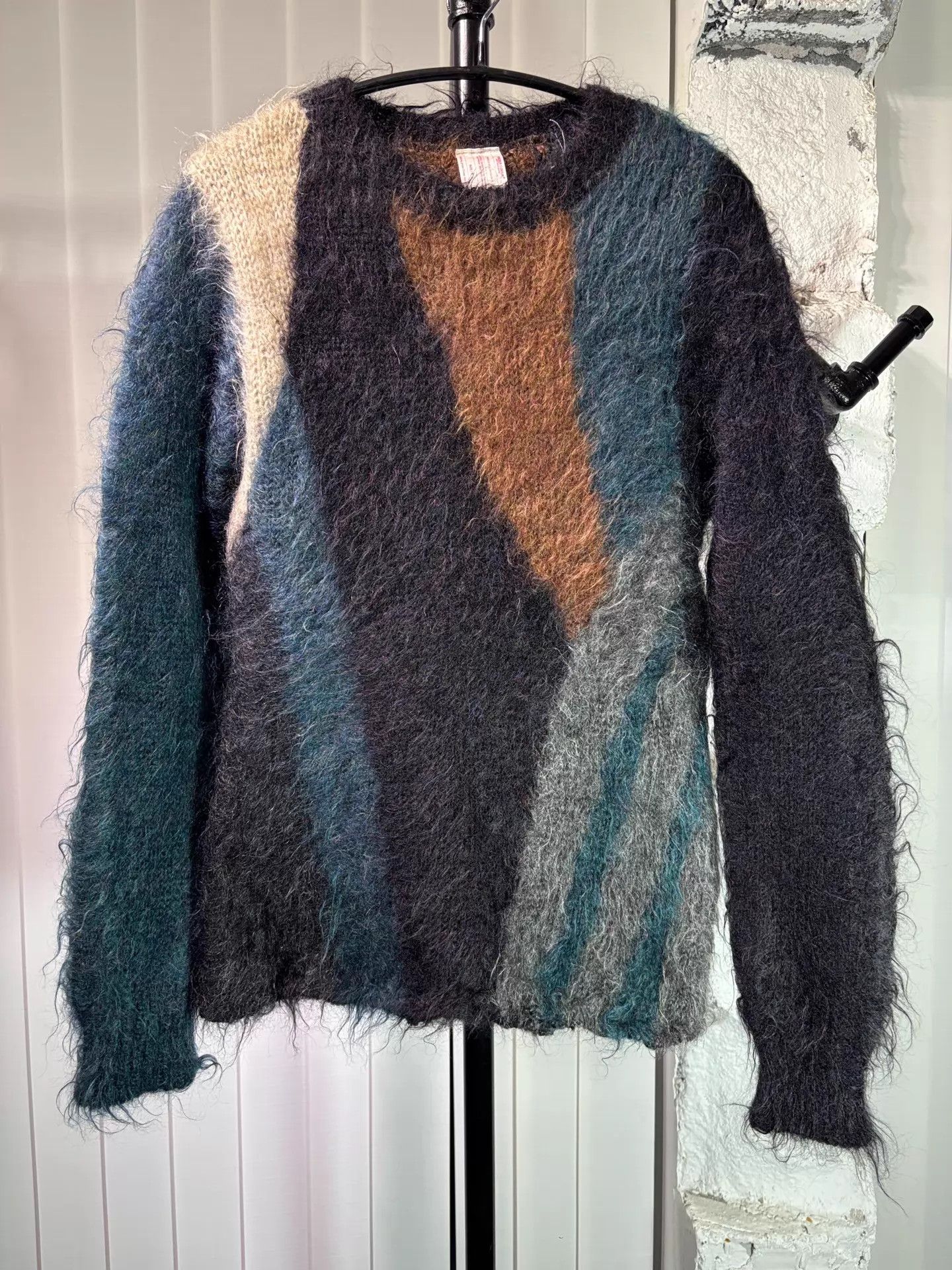 Undercover Undercover 02AW Colorblocked Mohair Sweater S Size US S / EU 44-46 / 1 - 1 Thumbnail
