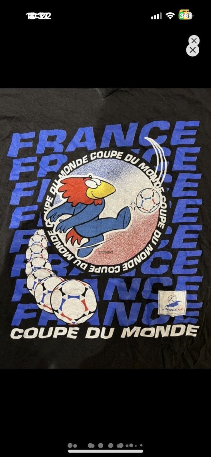 Vintage ***FINAL DROP***RARE 1998 FRANCE “COUPE DU MONDE” SOCCER XXL Size US XXL / EU 58 / 5 - 2 Thumbnail
