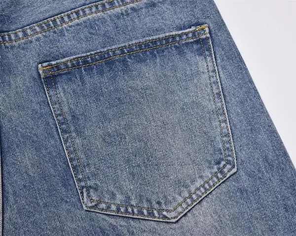 VIBE Men's straight American loose casual washed raw edge jeans Size US 32 / EU 48 - 5 Thumbnail