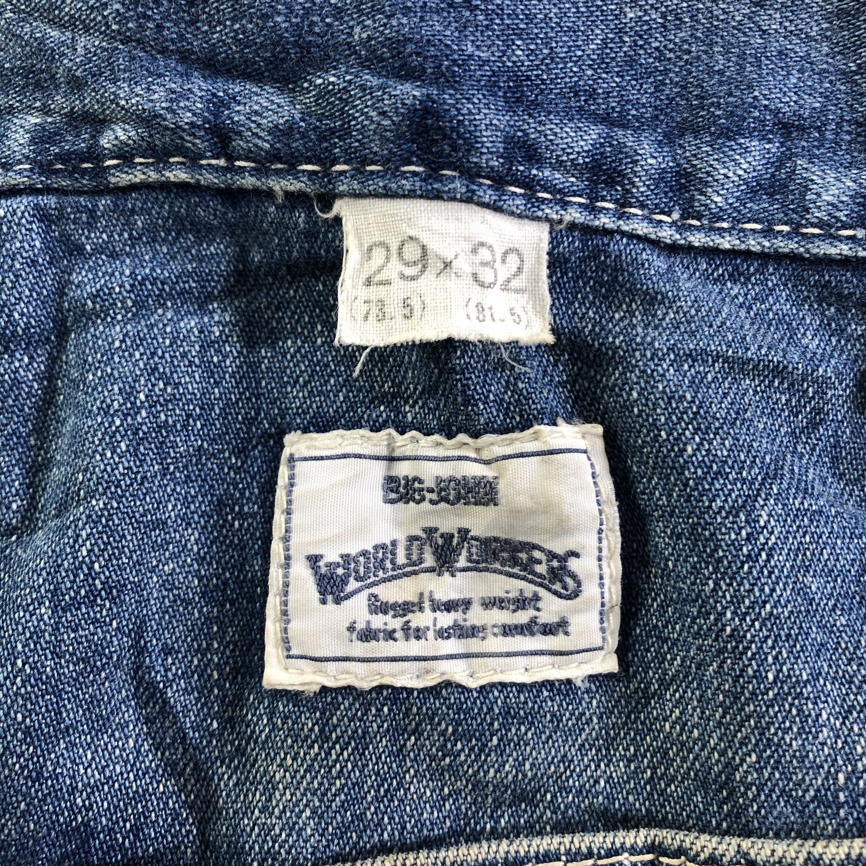 Big John Vintage Blue Wash Big John Jeans-J3889 Size US 29 - 5 Thumbnail