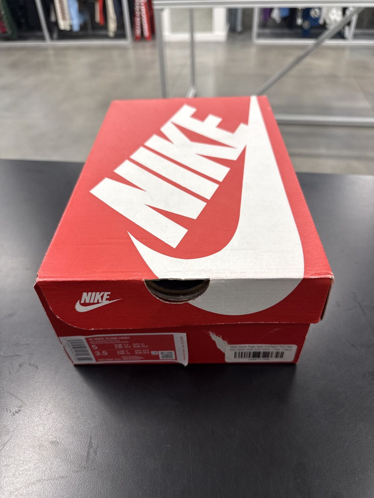 Nike NIKE DUNK HIGH SAIL CRIMSON TINT (WOMEN'S) Size US 5 / IT 35 - 6 Thumbnail