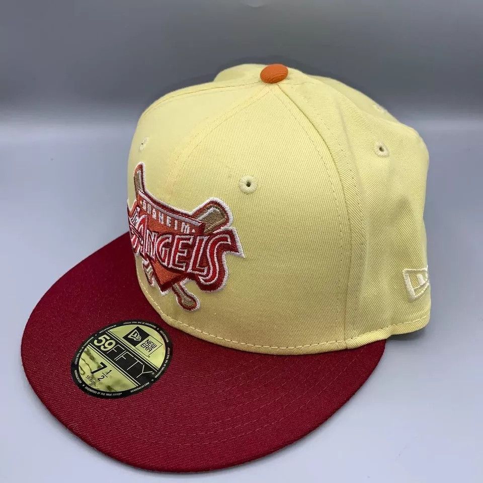 New Era Los Angeles LA Angels Hat Men 7 1/2 59Fifty New Era Fitted Size ONE SIZE - 3 Thumbnail