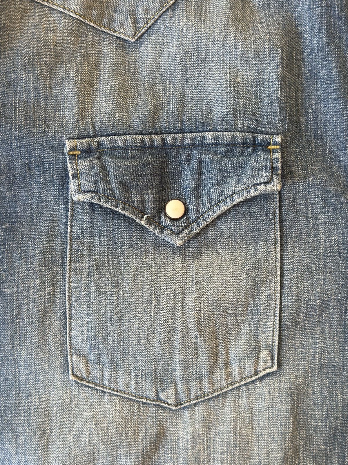 Full Count 4894HW Denim Western Shirt sz 42