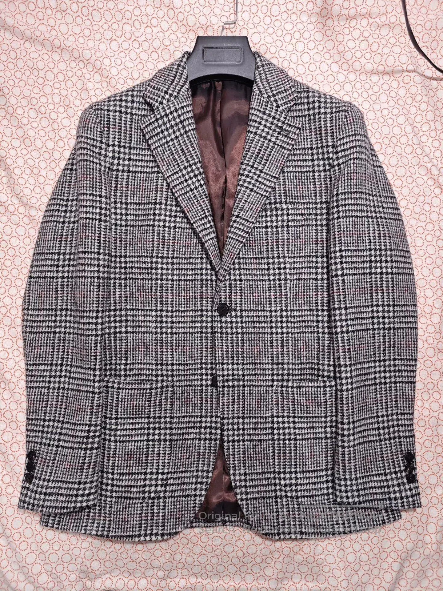 Japanese Brand British Moon Tweed Wool Blazer. Size US S / EU 44-46 / 1 - 5 Thumbnail
