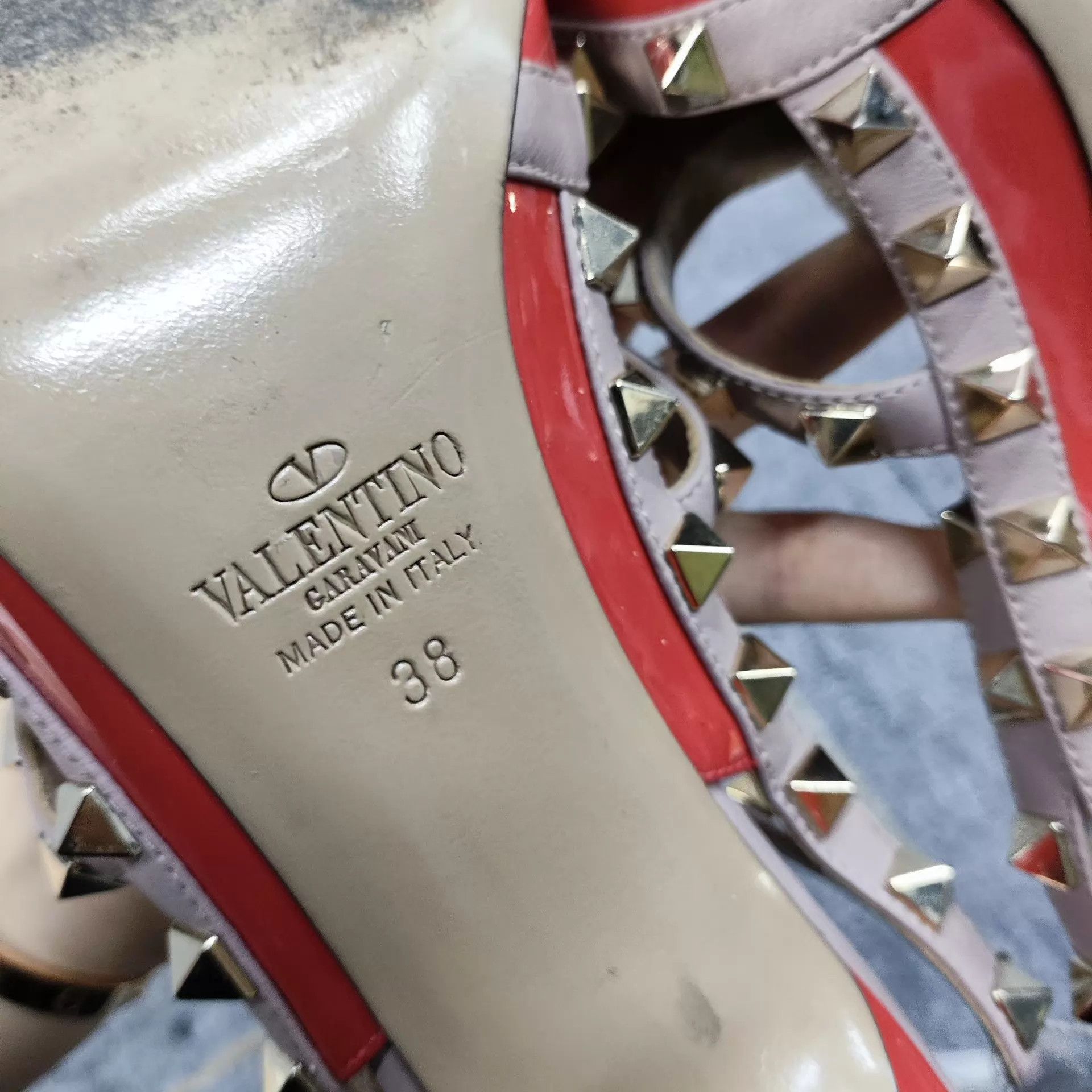 Valentino Valentino Rivet Heels Orange 38 Size US 7.5 / IT 37.5 - 6 Thumbnail