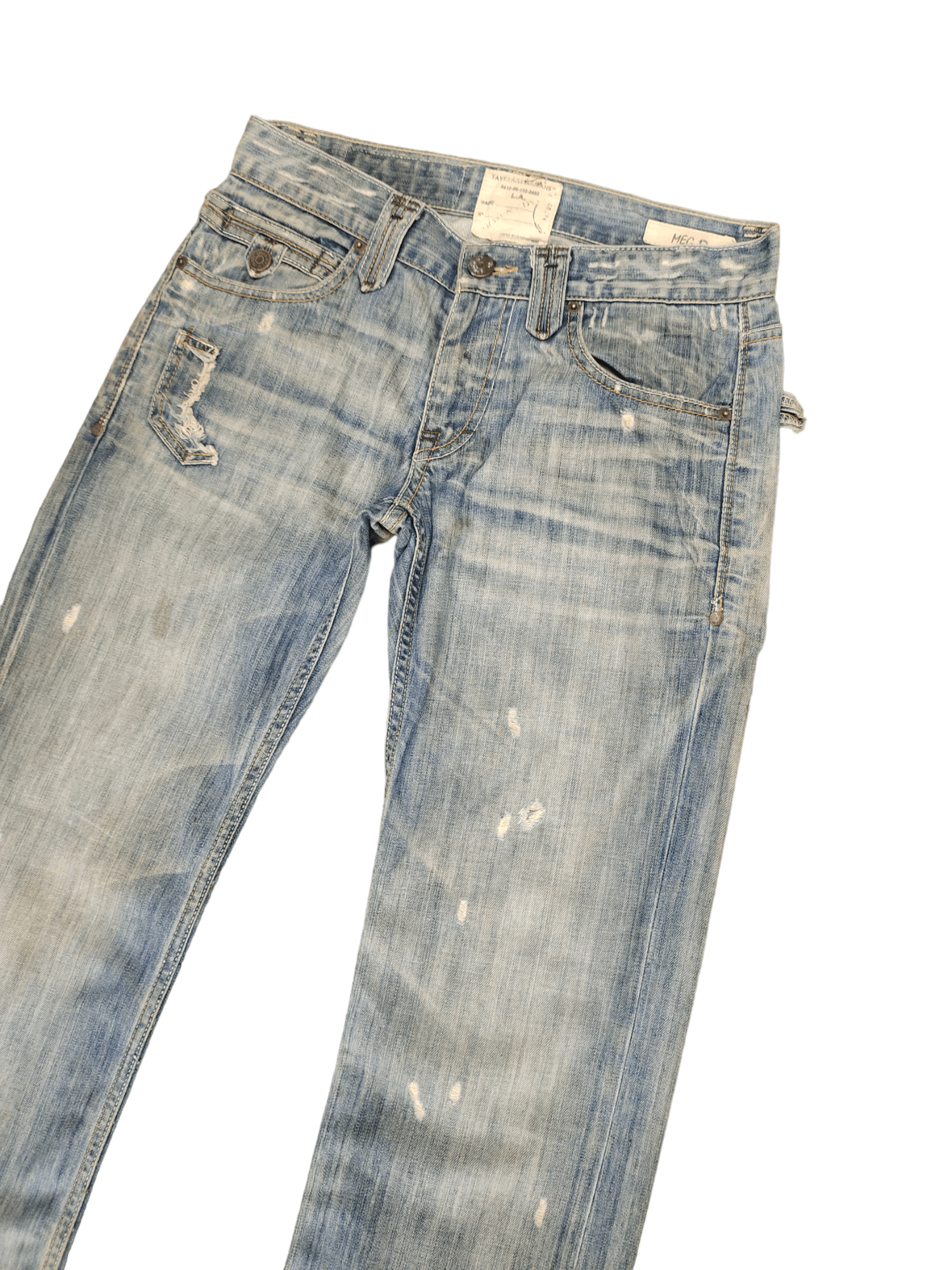 Taverniti Vintage Taverniti Jeans Distressed Faded Denim Jeans Size US 30 / EU 46 - 13 Thumbnail