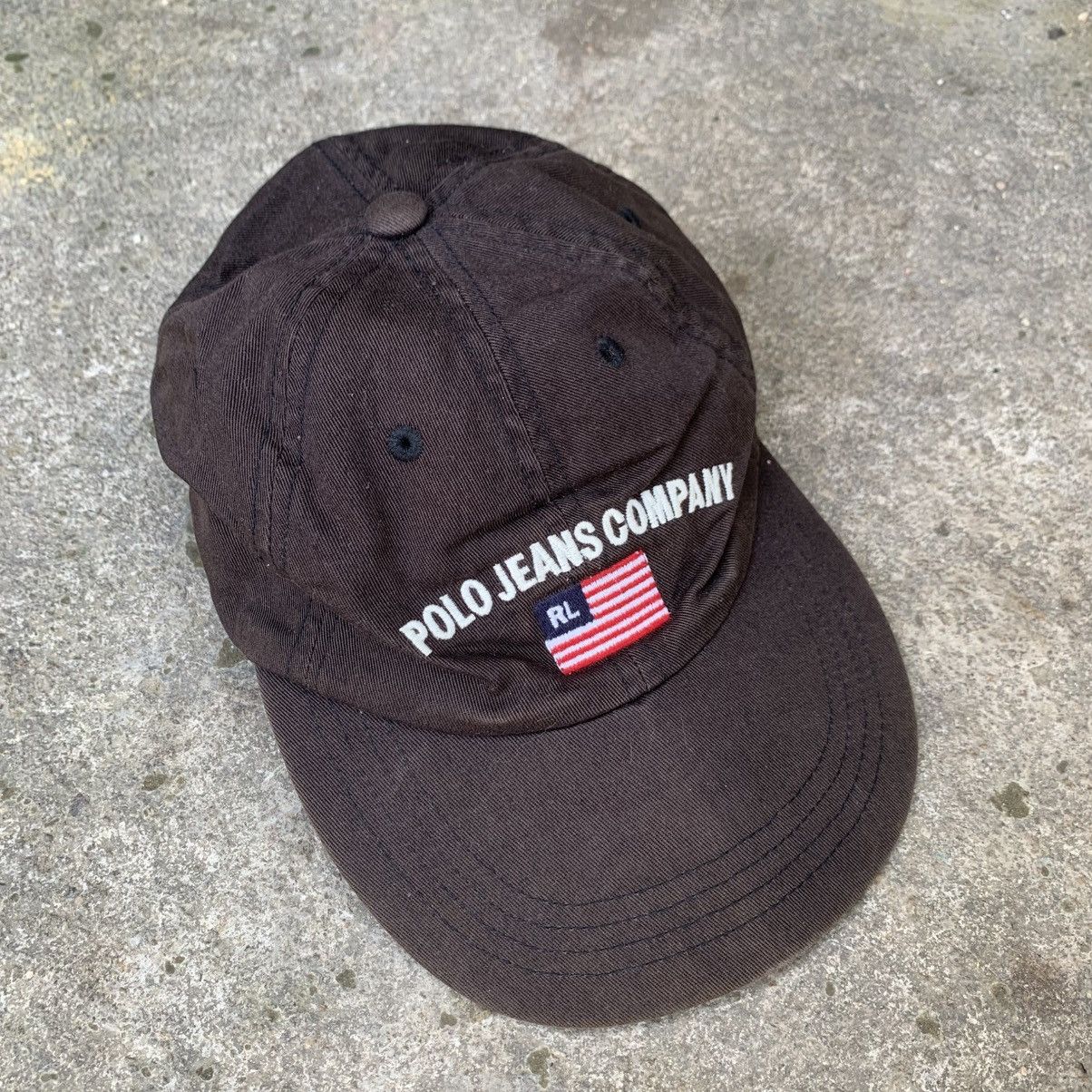 Chaps Ralph Lauren × Polo Ralph Lauren × Vintage Vtg Cap Polo Jeans co. Ralph Lauren Size ONE SIZE - 2 Thumbnail