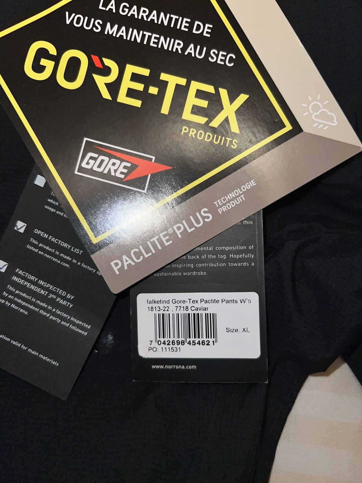 Norrona Falketind GORE-TEX Pants Size US 34 / EU 50 - 4 Thumbnail