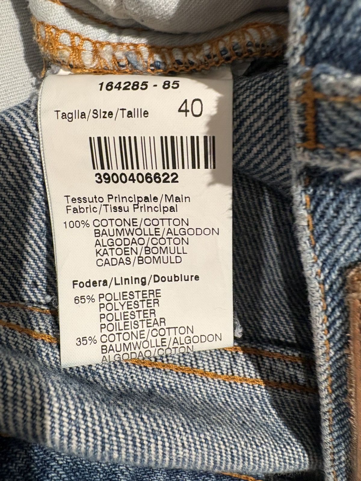 MSGM MSGM Frayed Hem Cropped Wide-Leg Jeans; Size 40; Medium Wash Size 27" / US 4 / IT 40 - 3 Thumbnail