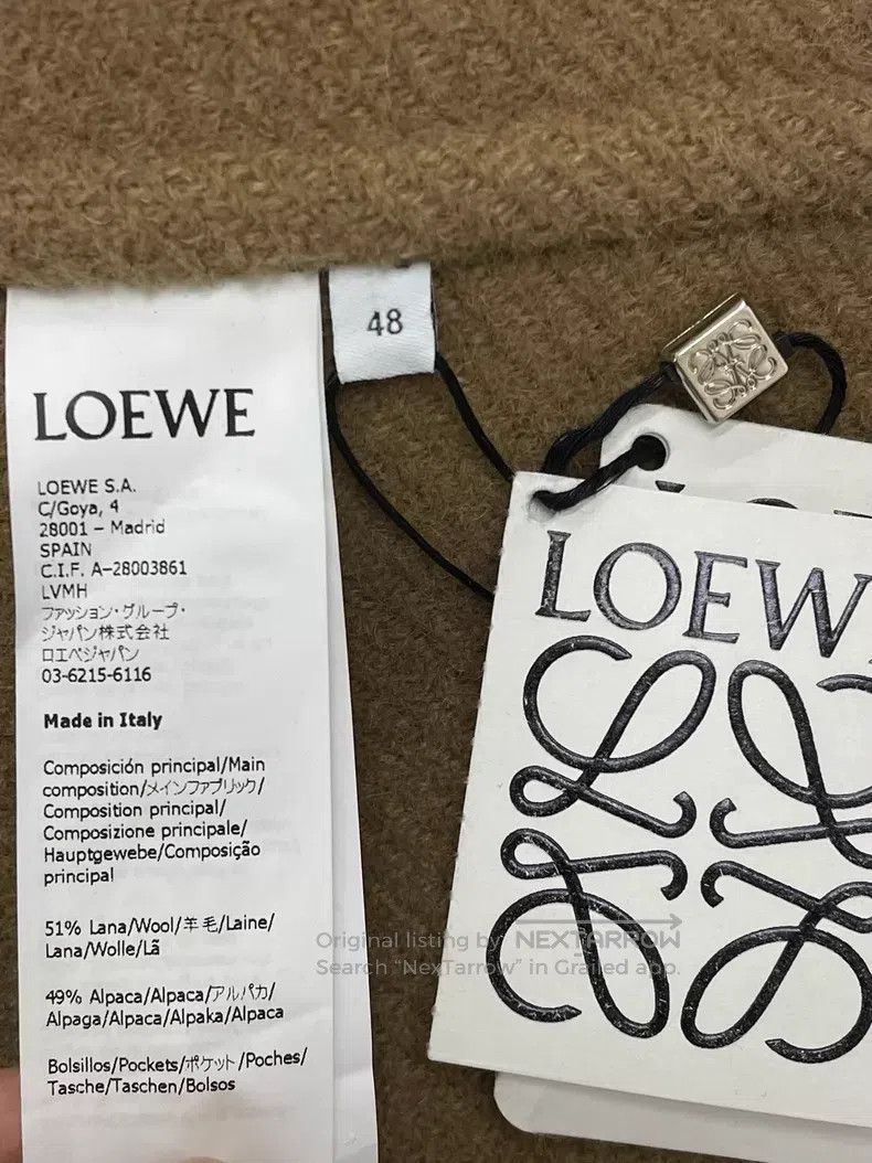 Loewe Loewe Black Wool Coat Size US M / EU 48-50 / 2 - 5 Thumbnail