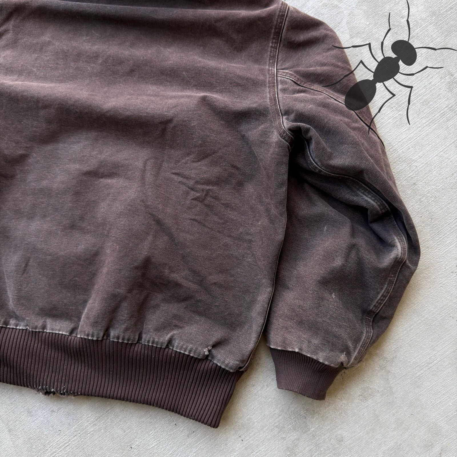 Carhartt × Vintage Carhartt J130 DKB brown hooded work wear jacket Size US M / EU 48-50 / 2 - 8 Thumbnail
