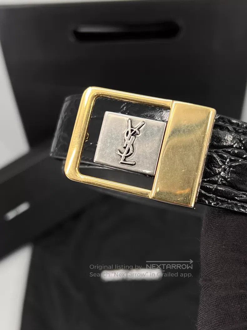 Saint Laurent Paris Saint Laurent Paris Belt i Size ONE SIZE - 2 Thumbnail