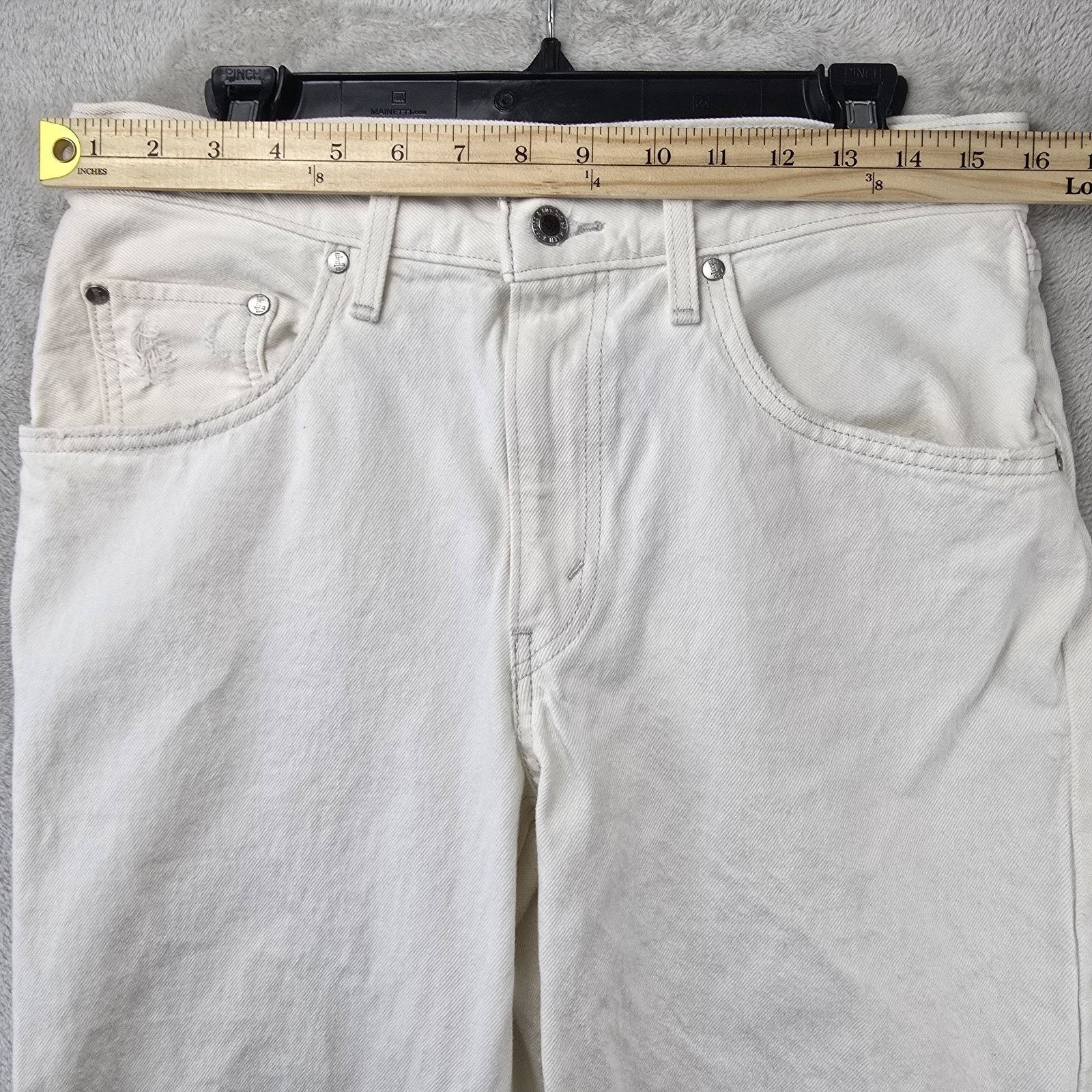 Levi's Levis Silver Tab 94 Baggy Jeans Womens 30 (Fits 32x30) White Size 30" / US 8 / IT 44 - 13 Thumbnail