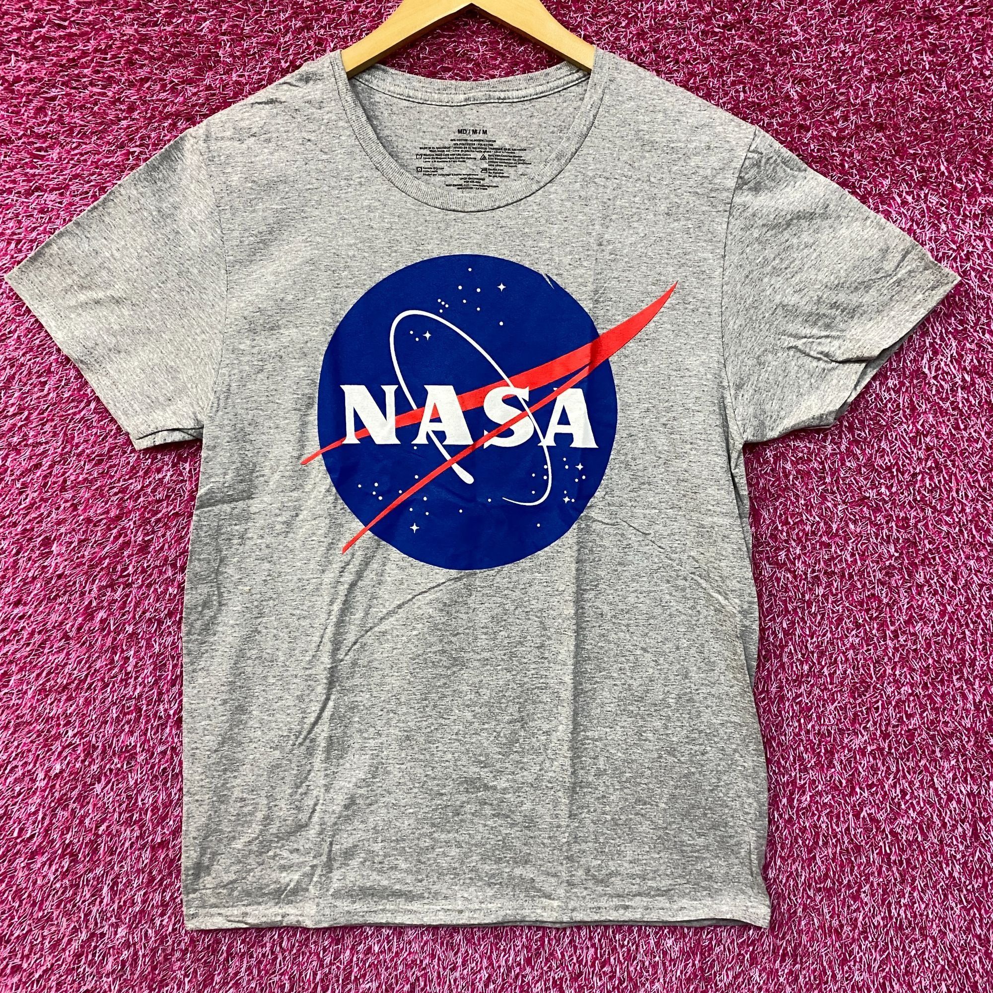 NASA NASA Logo Gray T-Shirt Medium Size US M / EU 48-50 / 2 - 1 Thumbnail