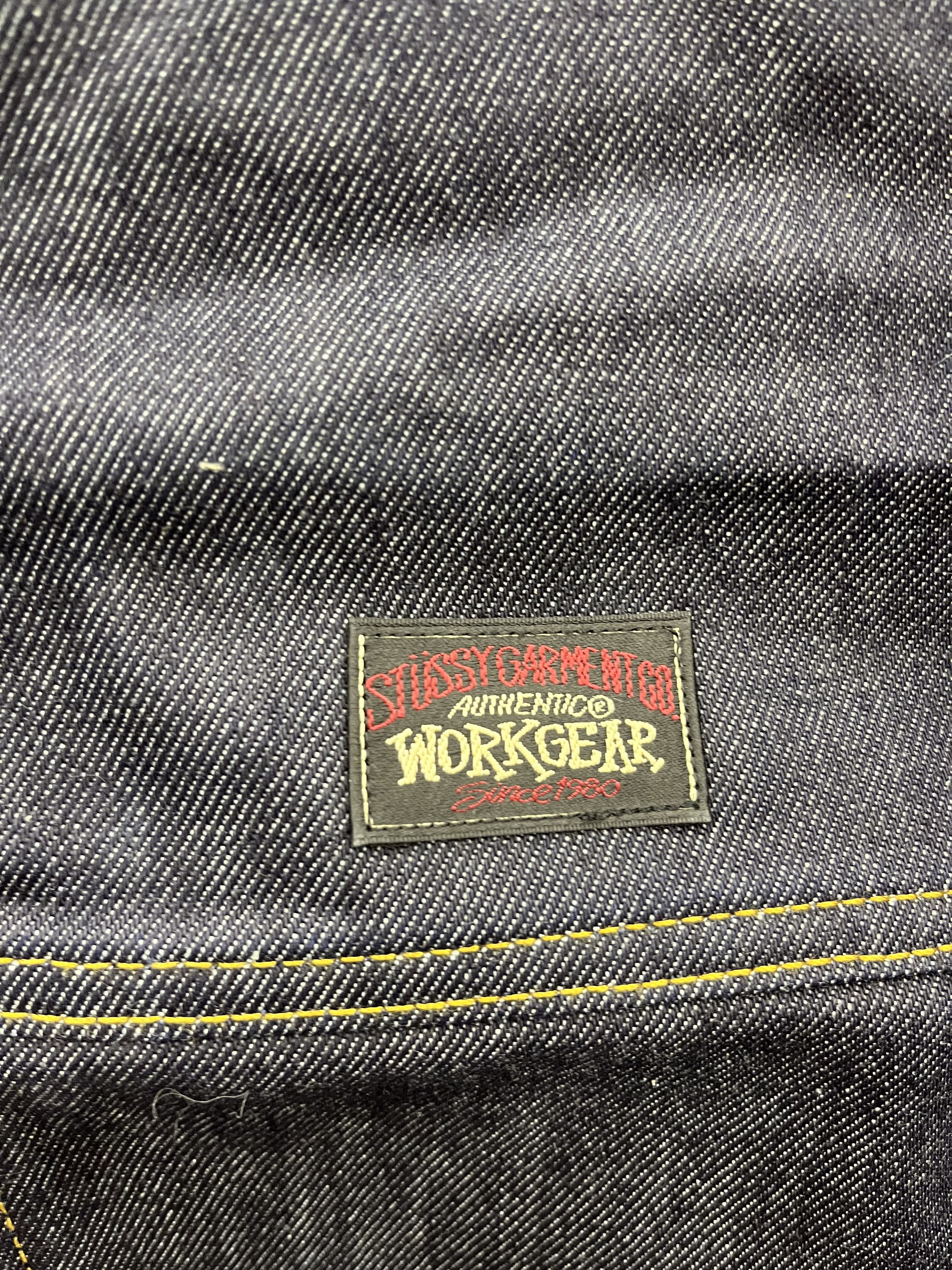 Stussy INSULATED WORK JACKET RAW DENIM Size US M / EU 48-50 / 2 - 6 Thumbnail