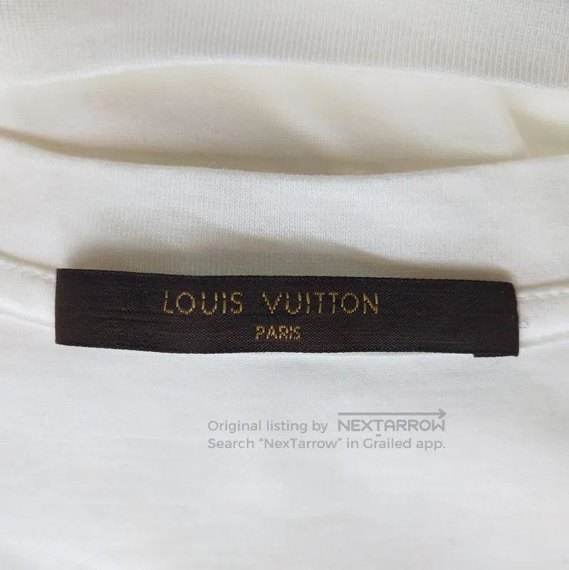 Louis Vuitton Louis Vuitton Logo Cotton T-Shirt in White. Size US XS / EU 42 / 0 - 5 Thumbnail