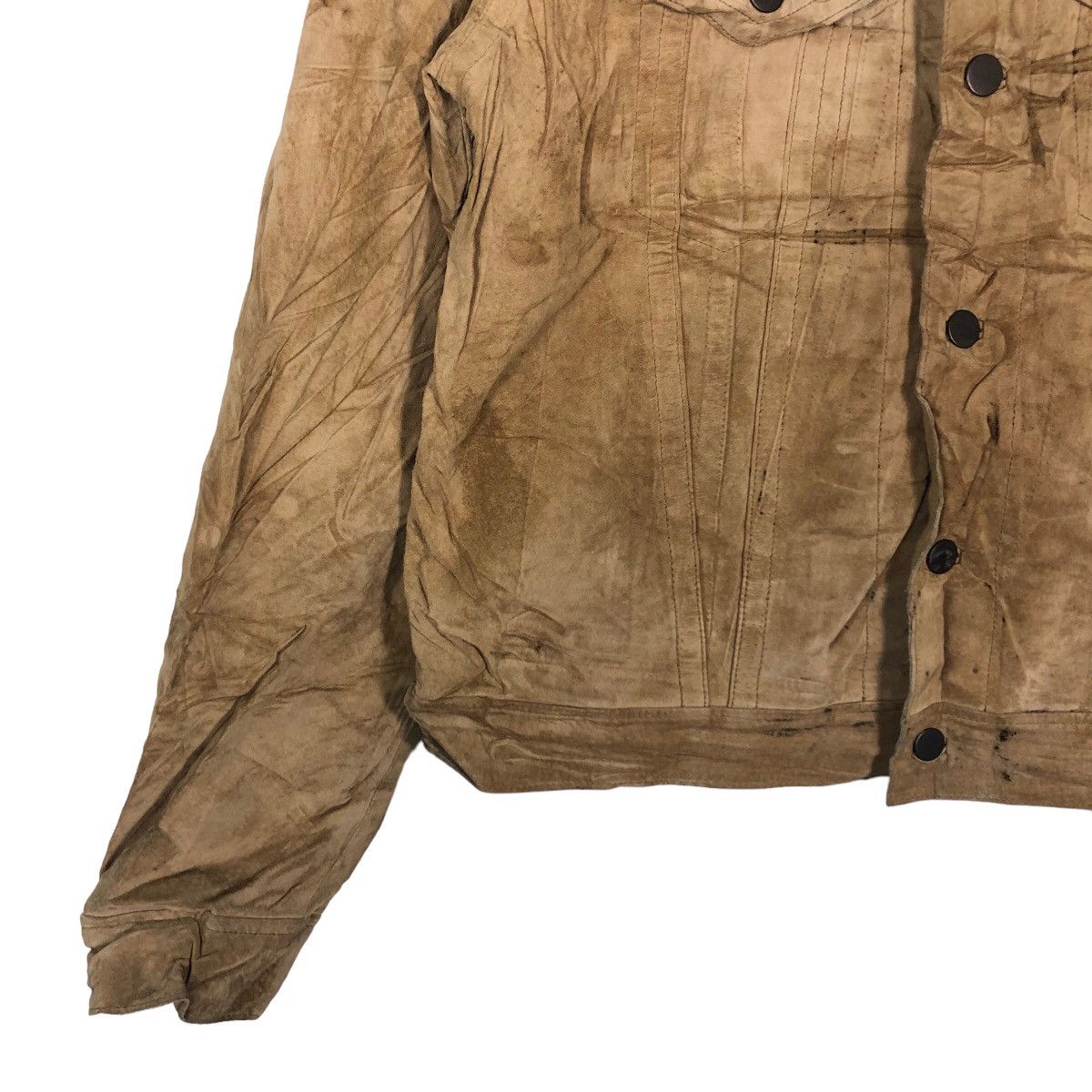 Japanese Brand 🔥90’s Biker Genuine Leather Jacket Inspire Issey Miyake Size US M / EU 48-50 / 2 - 3 Thumbnail