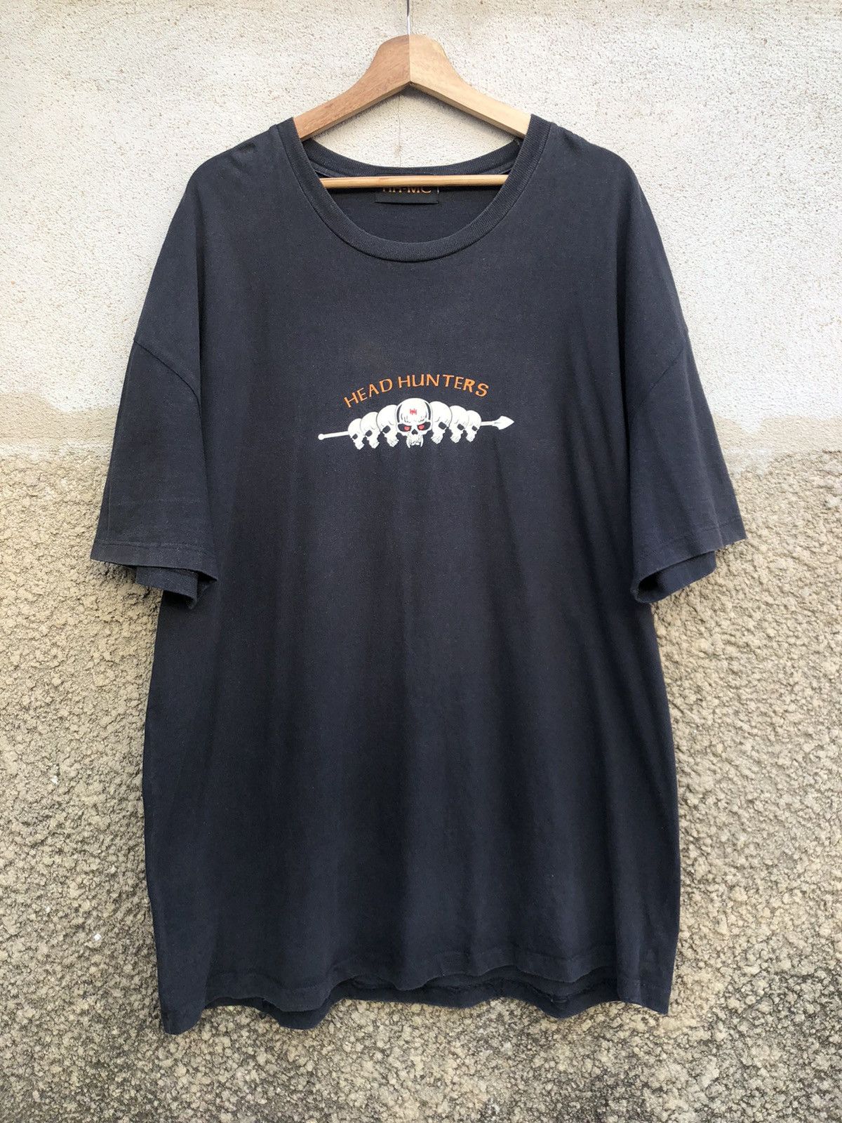 Vintage Vintage Head Hunters Skulls Tshirt Size US XL / EU 56 / 4 - 2 Thumbnail