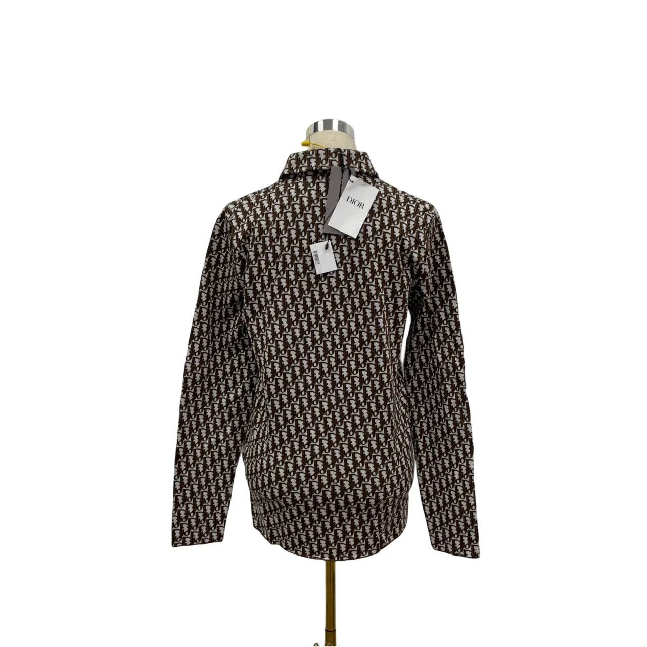 Dior Dior Brown All-Over Monogram Shirt Size US M / EU 48-50 / 2 - 8 Thumbnail