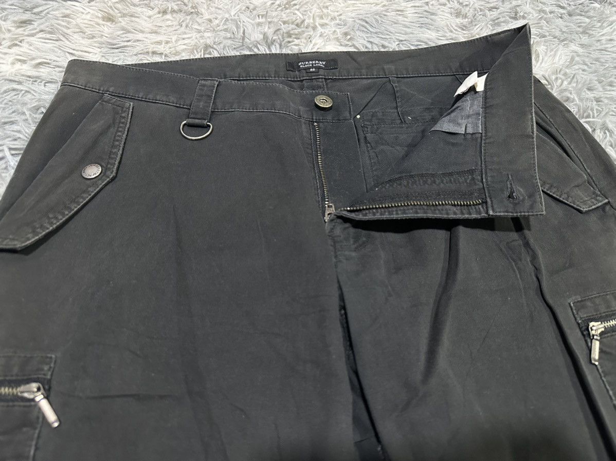 Burberry 🔥Y2K Burberry Black Label Flared Cargo Pants Multi Pockets Size US 34 / EU 50 - 5 Thumbnail