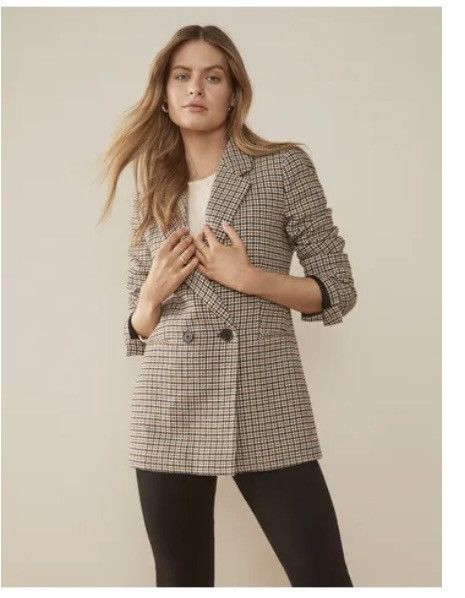 Evernew Hanna Heritage Check Blazer