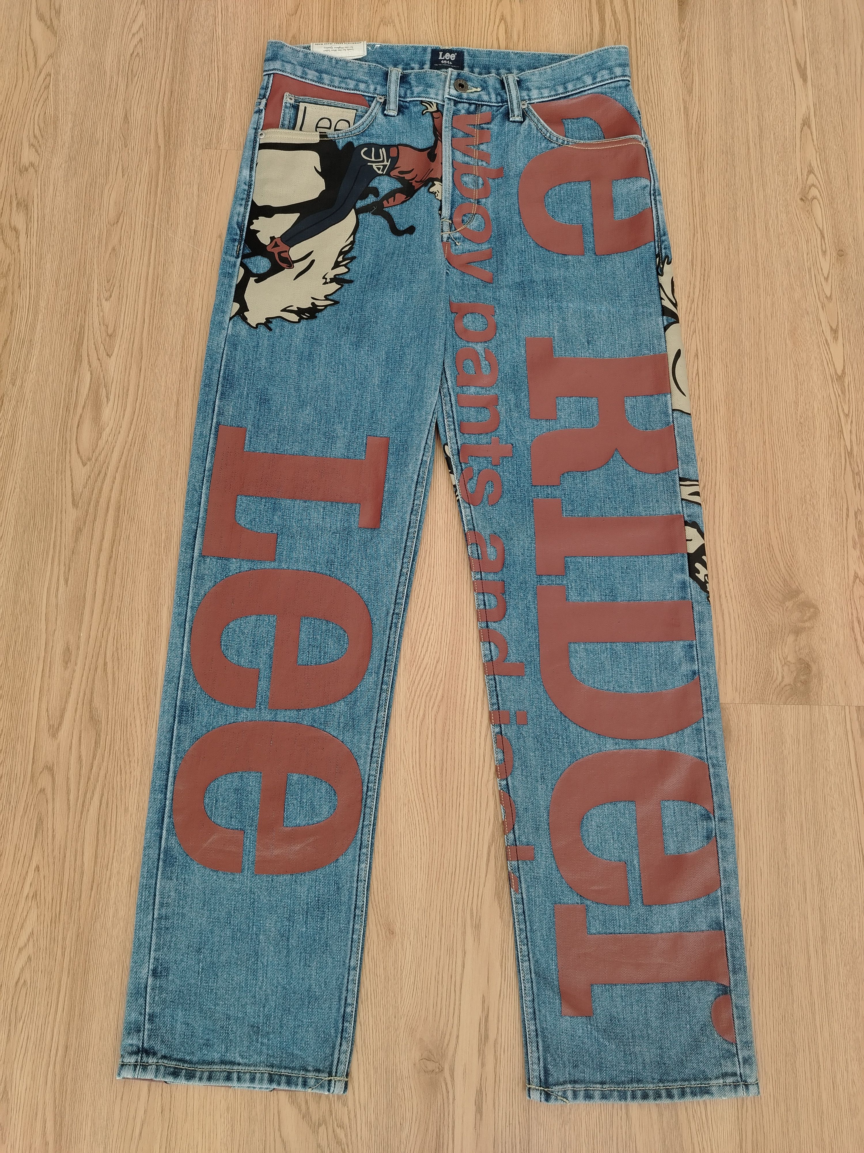 Lee × Vintage Lee Riders 101 Jeans Banner Vintage Limited Edition Size US 33 - 1 Thumbnail