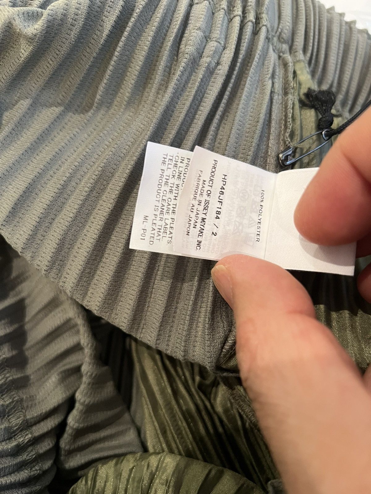 Pleats Please Issey Miyake HOMME PLISSÉ ISSEY MIYAKE Trousers Green Size 2 Medium Size US 32 / EU 48 - 9 Thumbnail