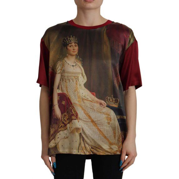 Dolce & Gabbana o1y0925 Crewneck T-Shirt in Multicolor Size XS / US 0-2 / IT 36-38 - 1 Thumbnail