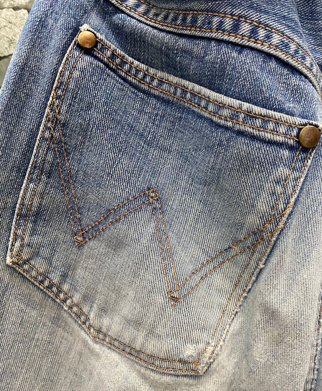 Wrangler 💥BEST OFFER💥VINTAGE 80S WRANGLER EXTRA DURABLE WORK DENIM Size US 30 / EU 46 - 11 Thumbnail