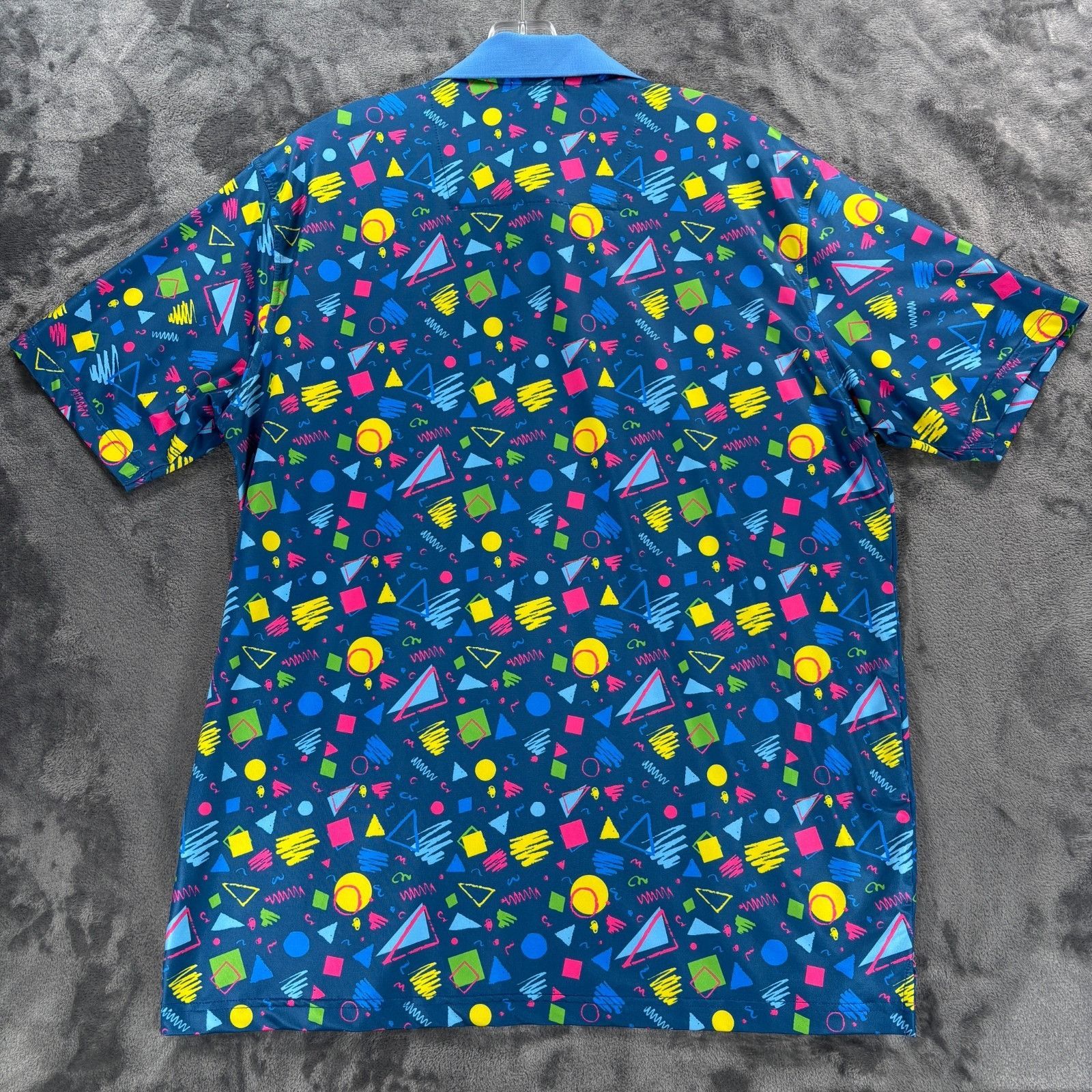 Other Roadies Polo Shirts Lot of 2 Men M Retro 80s 90s Print Golf Size US M / EU 48-50 / 2 - 3 Thumbnail