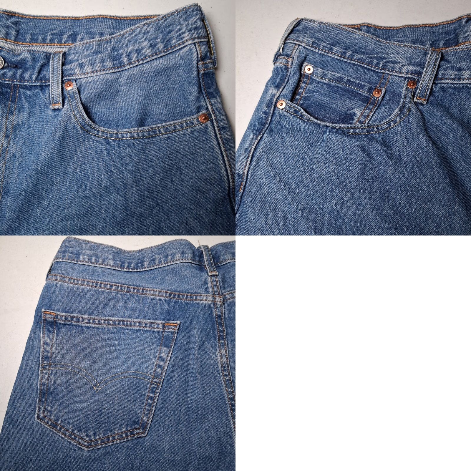 Levi's Levi's Jean Shorts Men 36 Medium Wash Blue Denim Jorts 5-Pocket 11" Inseam 13" Rise Casual Regular Shirt? Size US 36 / EU 52 - 10 Thumbnail