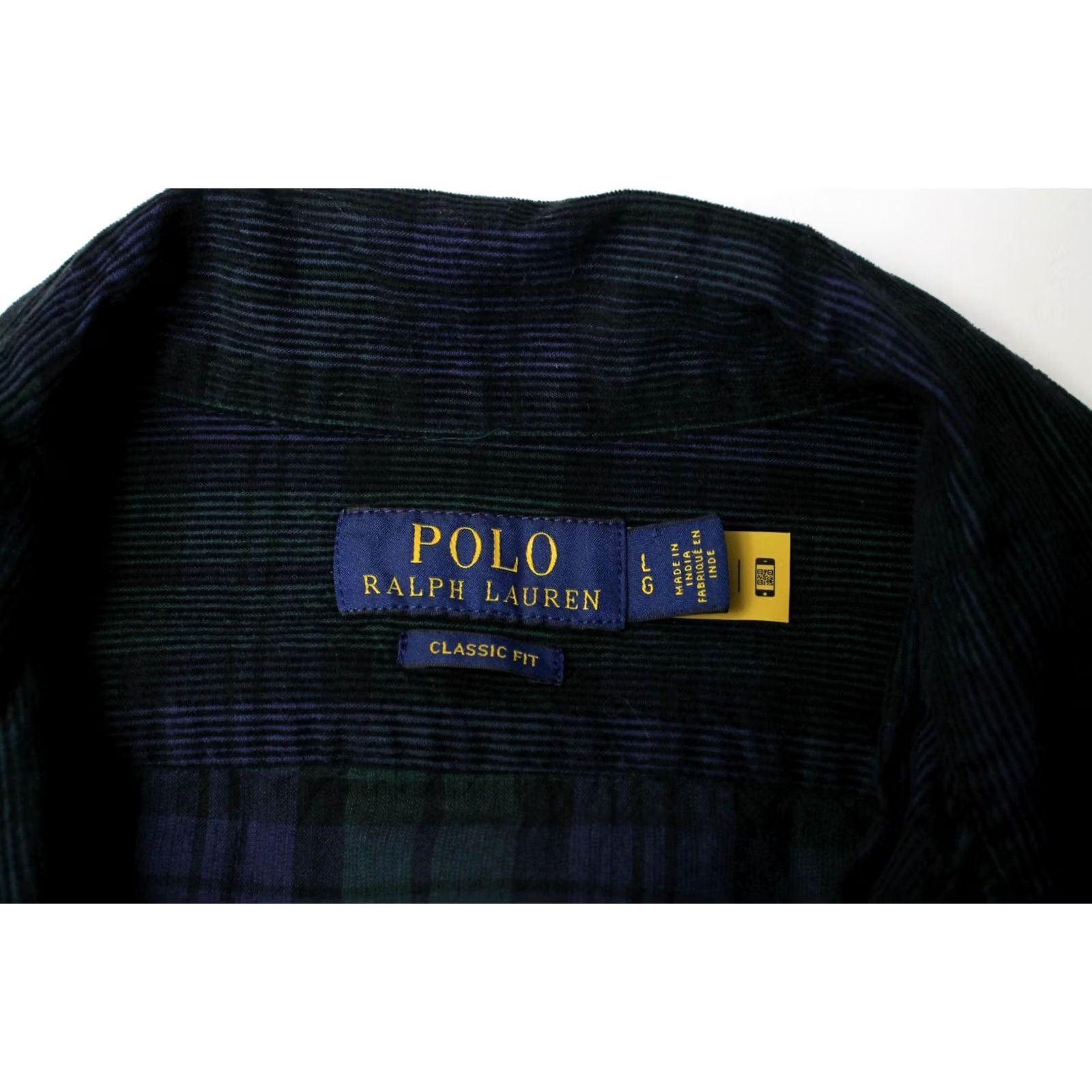 Ralph Lauren Ralph Lauren Polo Classic Fit Shirt Men LARGE Corduroy Multicolor Plaid Button-up Long Sleeve 100% Cotton N/A Size US L / EU 52-54 / 3 - 7 Thumbnail