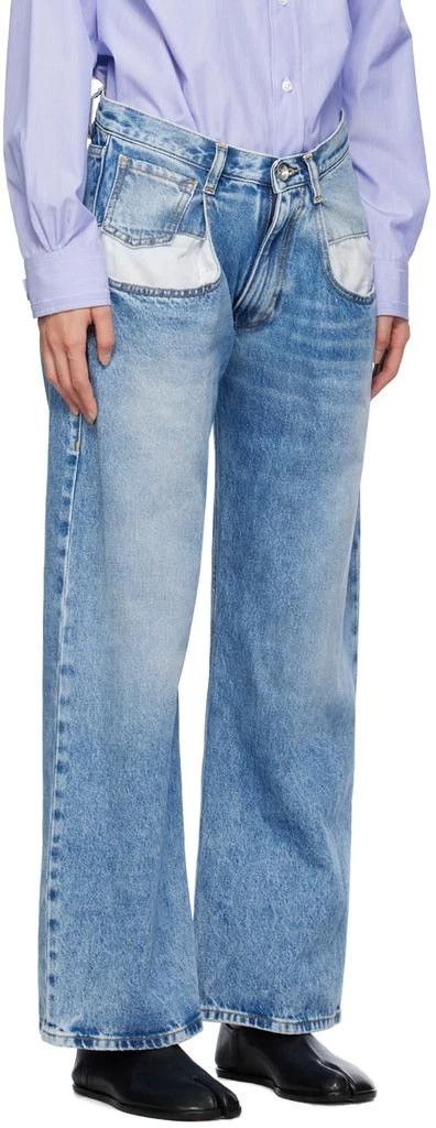 Maison Margiela Maison Margiela Straight Jeans With Contrasted Pockets Size US 33 - 11 Thumbnail
