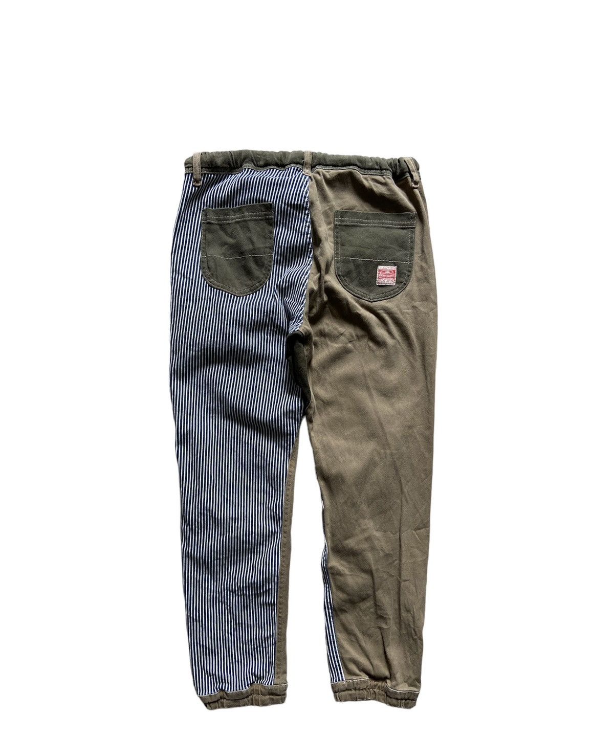 Japanese Brand Vintage Kriff Mayer Hybrid Reconstruct Patchwork Pants Size US 31 - 1 Thumbnail