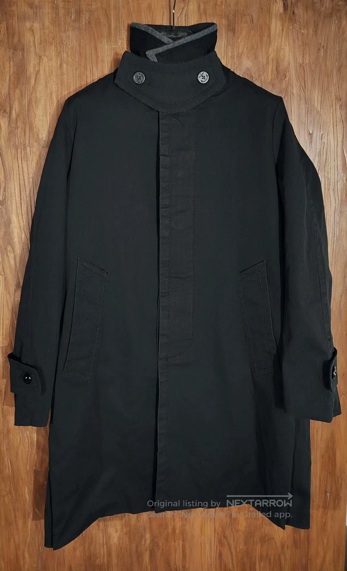 Sacai Sacai Black Classic Men's Trench Coat. Size US M / EU 48-50 / 2 - 3 Thumbnail