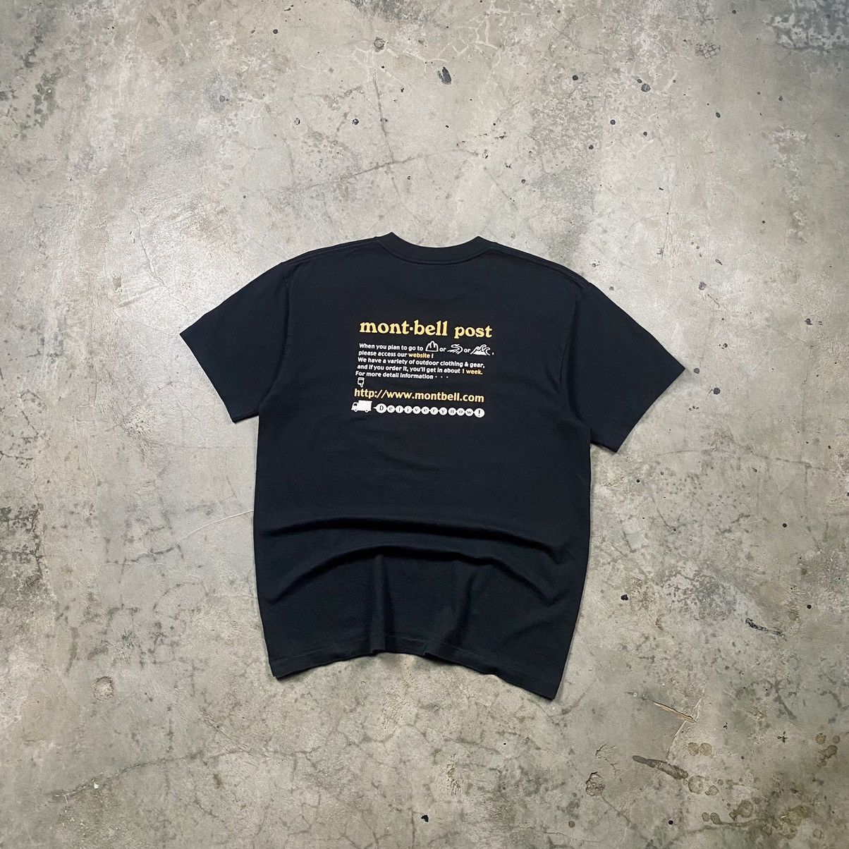 Montbell × Vintage Rare Vintage 90s Montbell Post Tee Size US M / EU 48-50 / 2 - 1 Thumbnail