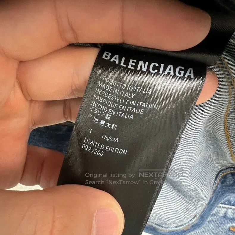 Balenciaga Balenciaga Fortnite Denim Jacket Limited. Size US XS / EU 42 / 0 - 7 Thumbnail